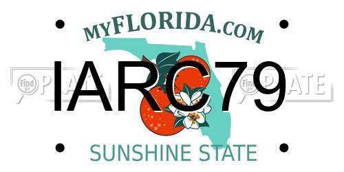 IARC79 Florida License Plate