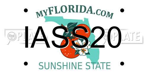 IASS20 Florida License Plate