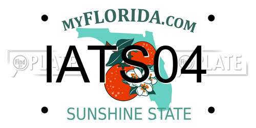 IATS04 Florida License Plate