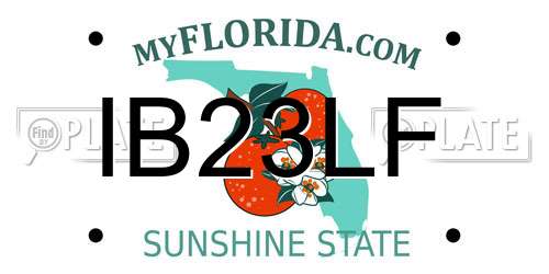 IB23LF Florida License Plate
