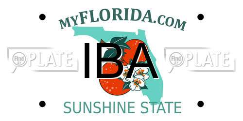 IBA Florida License Plate