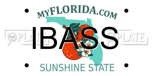 IBASS Florida License Plate