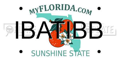 IBATIBB Florida License Plate