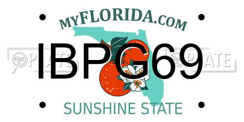 IBPG69 Florida License Plate