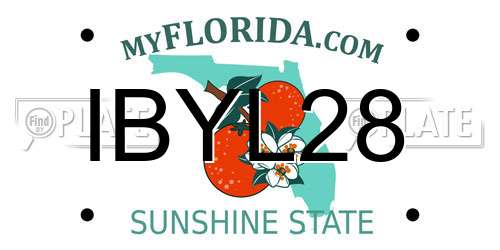 IBYL28 Florida License Plate