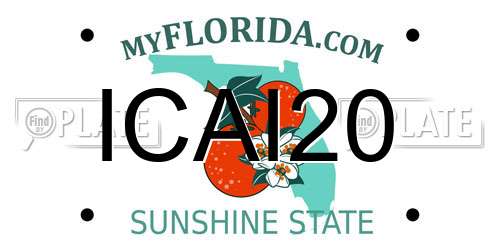 ICAI20 Florida License Plate