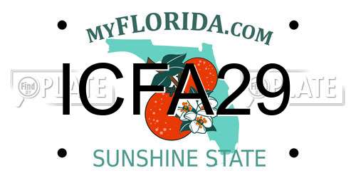 ICFA29 Florida License Plate
