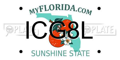 ICG8L Florida License Plate