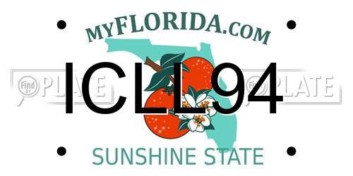 ICLL94 Florida License Plate