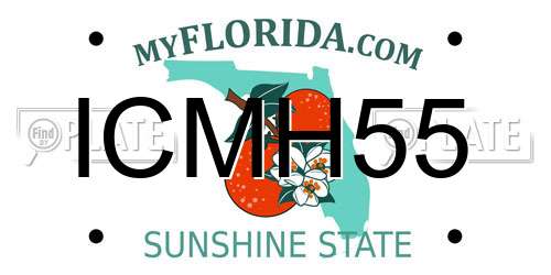 ICMH55 Florida License Plate