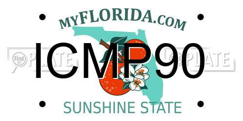ICMP90 Florida License Plate