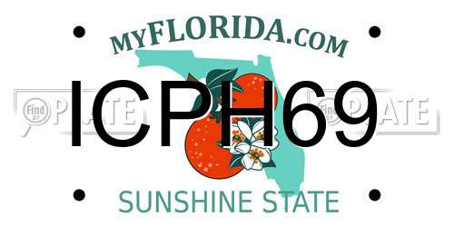 ICPH69 Florida License Plate