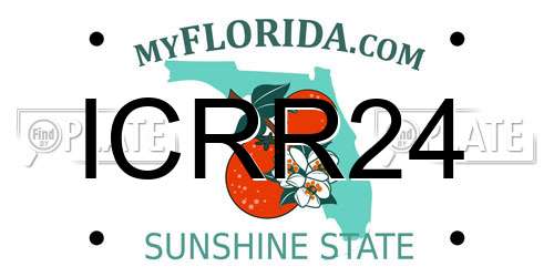 ICRR24 Florida License Plate