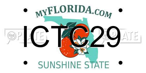 ICTC29 Florida License Plate