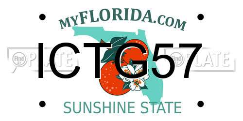 ICTG57 Florida License Plate