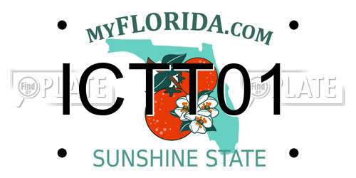 ICTT01 Florida License Plate