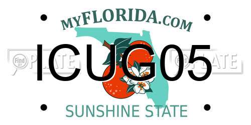 ICUG05 Florida License Plate