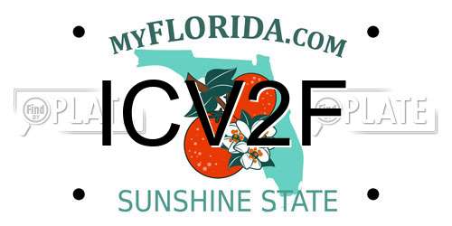 ICV2F Florida License Plate