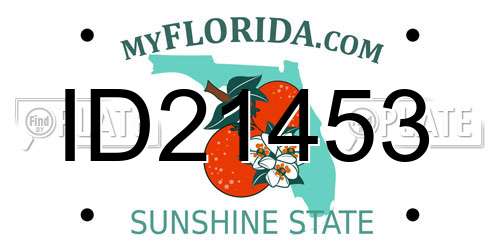 ID21453 Florida License Plate