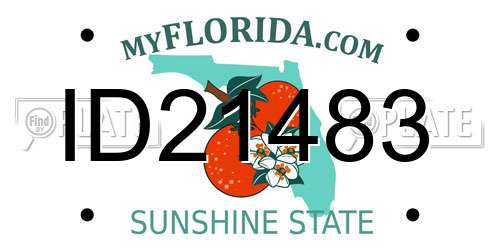 ID21483 Florida License Plate