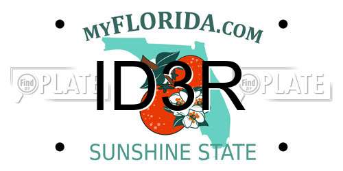 ID3R Florida License Plate
