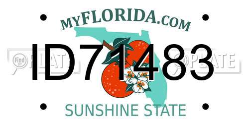 ID71483 Florida License Plate