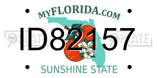 ID82157 Florida License Plate