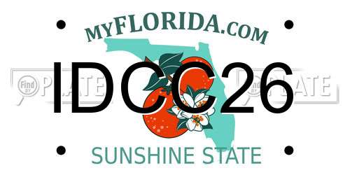 IDCC26 Florida License Plate