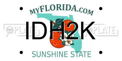 IDH2K Florida License Plate