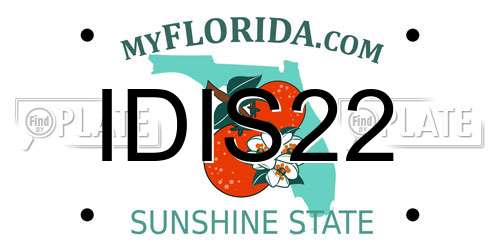 IDIS22 Florida License Plate