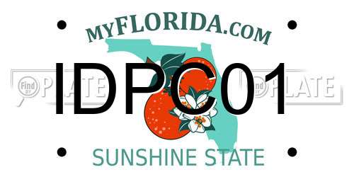 IDPC01 Florida License Plate