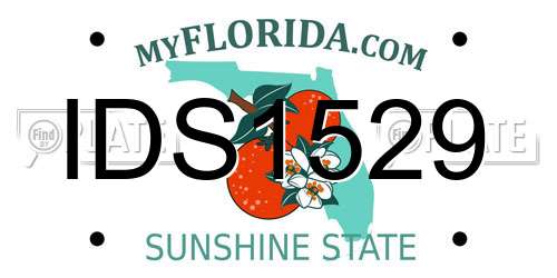 IDS1529 Florida License Plate