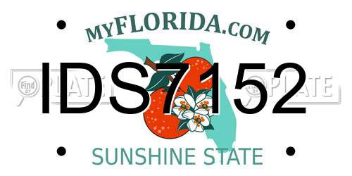 IDS7152 Florida License Plate