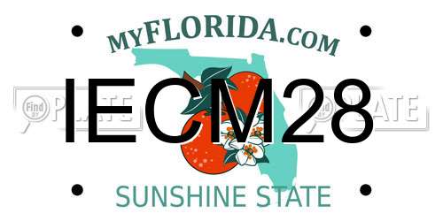 IECM28 Florida License Plate