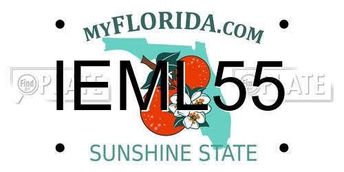 IEML55 Florida License Plate