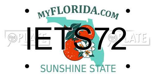 IETS72 Florida License Plate