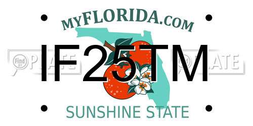 IF25TM Florida License Plate