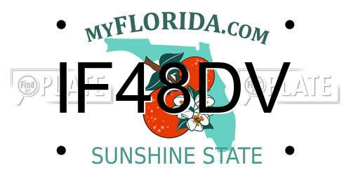 IF48DV Florida License Plate