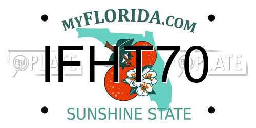 IFHT70 Florida License Plate
