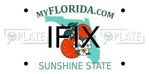 IFIX Florida License Plate