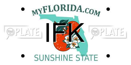 IFK Florida License Plate