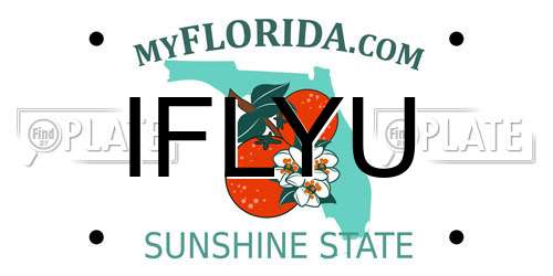 IFLYU Florida License Plate