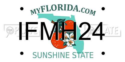 IFMH24 Florida License Plate