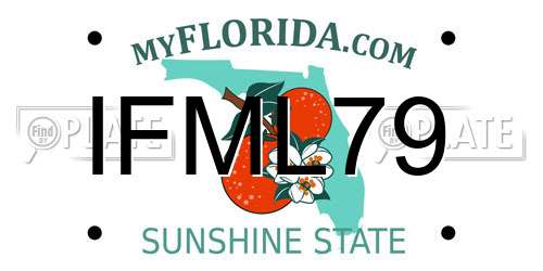 IFML79 Florida License Plate