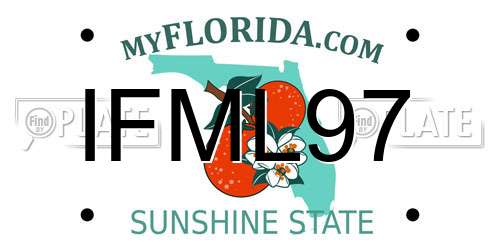 IFML97 Florida License Plate