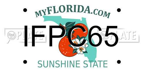 IFPC65 Florida License Plate