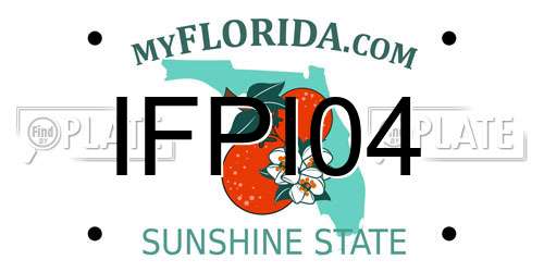 IFPI04 Florida License Plate