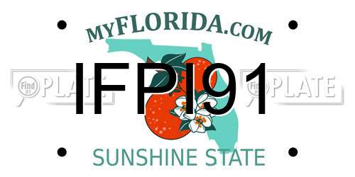 IFPI91 Florida License Plate