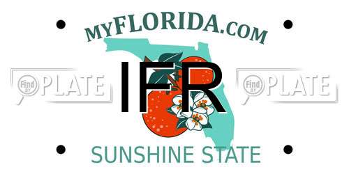 IFR Florida License Plate