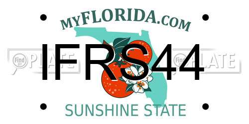IFRS44 Florida License Plate